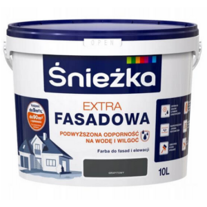 Emulsja zewnętrzna grafit 1l fasada Extra Śnieżka