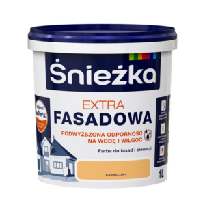 Emulsja zewnętrzna karmel 1l fasada Extra Śnieżka