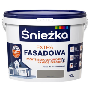 Emulsja zewnętrzna szary ciemny 10l fasada Extra