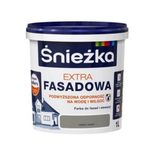 Emulsja zewnętrzna szary ciemny 1l fasada Extra