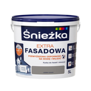 Emulsja zewnętrzna szary ciemny 5l fasada Extra