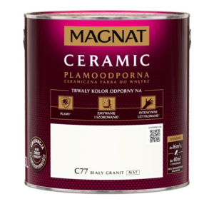 Farba Magnat Ceramic 5L Biały granit C77
