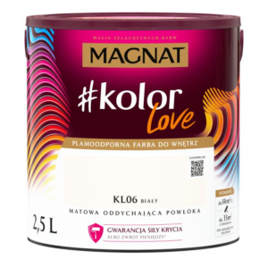 Farba Magnat KolorLove 2,5 Biała KL06