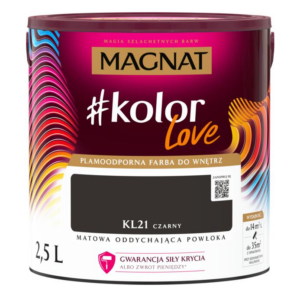 Farba Magnat KolorLove 2,5 Czarna KL21