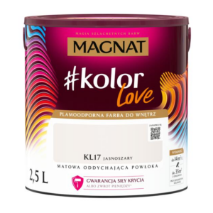 Farba Magnat KolorLove 2,5 Jasnoszara KL17