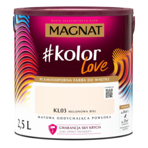 Farba Magnat KolorLove 2,5 Melonowa biel KL03