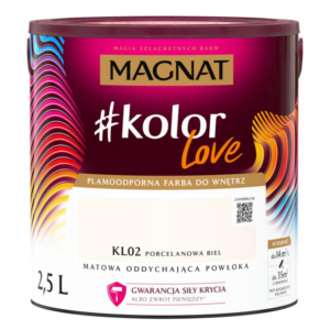 Farba Magnat KolorLove 2,5 Porcelanowa biel KL02