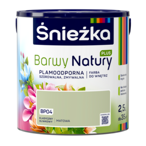 Farba Śnieżka Barwy Natury+ 2,5 Klasyczn oliw BP04