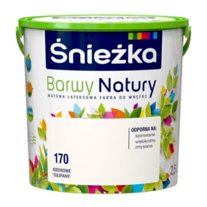 Farba Śnieżka Barwy Natury 2,5 Kremowe tulipan 170