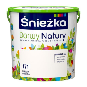 Farba Śnieżka Barwy Natury 2,5 Mleczna Bawełna 171