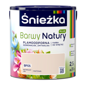 Farba Śnieżka Barwy Natury+ 2,5 Naturalny len BP05