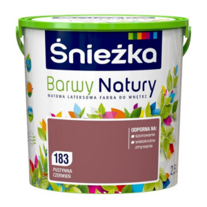 Farba Śnieżka Barwy Natury 2,5 Pustynna czerwi 183