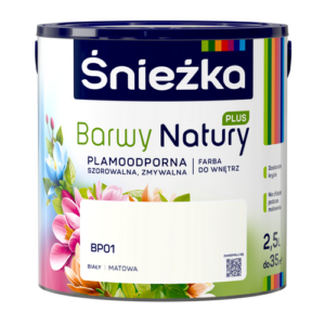Farba Śnieżka Barwy Natury+ 2,5L Biała BP01