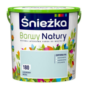 Farba Śnieżka Barwy Natury 2,5L Lazurowy brzeg 180