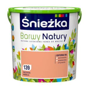 Farba Śnieżka Barwy Natury 5L Soczysta morela 139