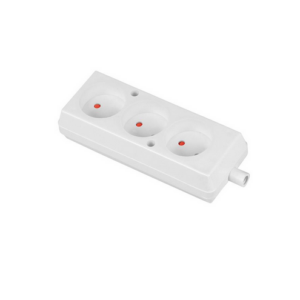 Gniazdko elektryczne wtyczkowe 3x2p  GN-360
