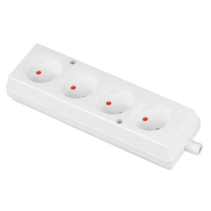 Gniazdko elektryczne wtyczkowe 4x2p  GN-460