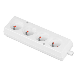 Gniazdko elektryczne wtyczkowe 4x2p+Z  GN-470