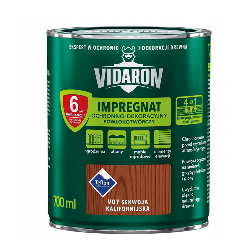 Impregnat do drewna Vidaron 0,7 Sekwoj kalifor V07