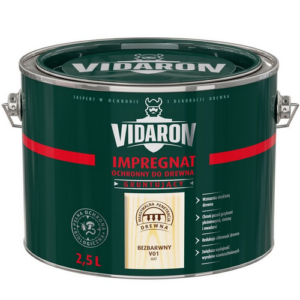 Impregnat do drewna Vidaron 2.5 Bezbarwny mat V01