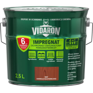 Impregnat do drewna Vidaron 2,5 Sekwoj kalifor V07