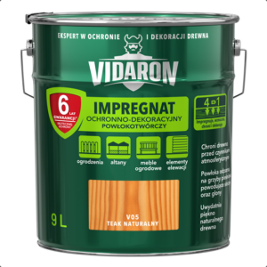 Impregnat do drewna Vidaron 9/10 Teak natural. V05