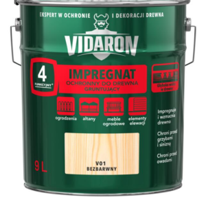 Impregnat do drewna Vidaron 9L Bezbarwny V01