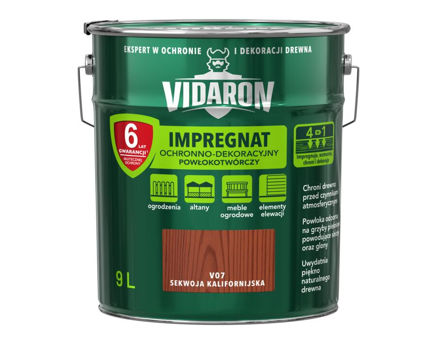 Impregnat do drewna Vidaron 9L Sekwoja kalifor V07