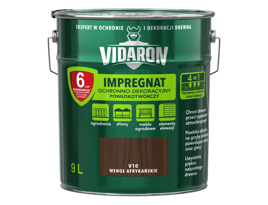 Impregnat do drewna Vidaron 9L Wenge afrykańsk V10
