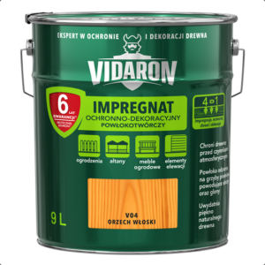 Impregnat do drewna Vidaron 9l Orzech włoski V04