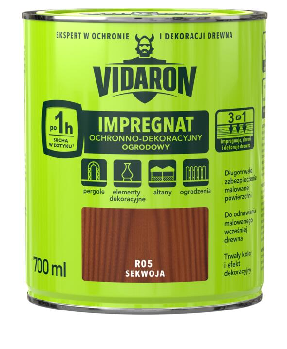 Impregnat ogrodowy Vidaron 0,7 Sekwoja R05