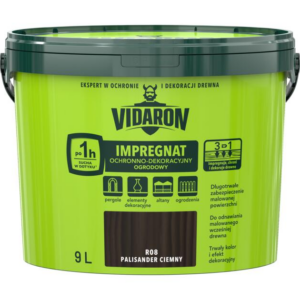 Impregnat ogrodowy Vidaron 9L Palisander ciemn R08