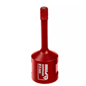 Koronka diamentowa 6mm M14 czerwona VB Dedra