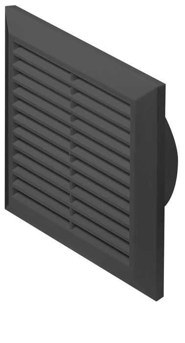 Kratka wentylacyjna T61 14×14 fi100 grafit