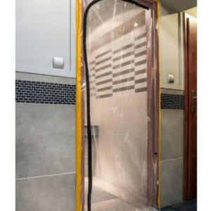 Kurtyna przeciwpyłowa 220×112 /zamek L 210x60cm