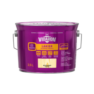 Lakier olejny 2,5l bezbarwny połysk Vidaron