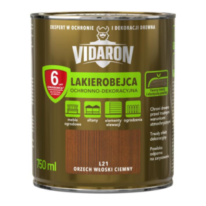 Lakierobejca Vidaron 0,75 Orzech włoski ciemny L21