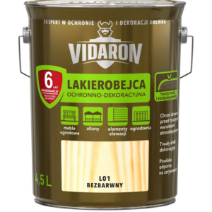 Lakierobejca Vidaron 4.5/5l Bezbarwna L01