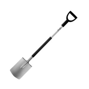 Łopata szpadel trzonek metal.prosty DEDRA
