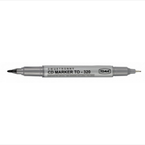 Marker CD TOMA dwustronny TO-320/TO-321 czarny