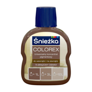 Pigment Śnieżka Colorex 100ml Brązowy ciemny 75