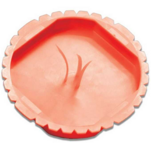 Pokrywka dekiel puszki PS60 pomarańczowy pod tynk