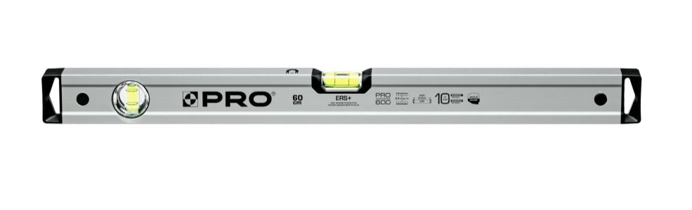 Poziomnica anoda srebrna z magnesami 60cm PRO600