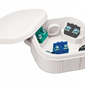Puszka hermetyczna IP54 92×92 klik biała