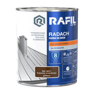 Radach farba na dach 0,75 orzech półmat RAL 8011