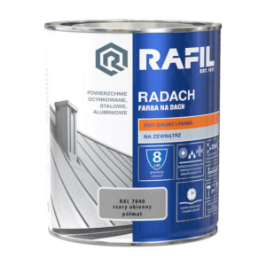 Radach farba na dach 0,75 szary półmat RAL 7040