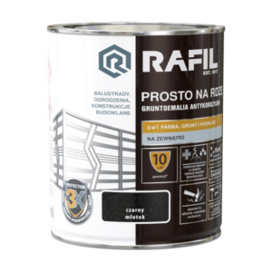 Rafil Prosto na rdzę 0.75l czarny młotek
