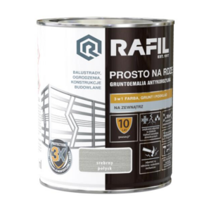 Rafil Prosto na rdzę 0.75l srebrny połysk