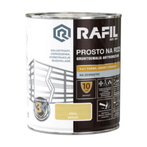 Rafil Prosto na rdzę 0.75l złoty połysk