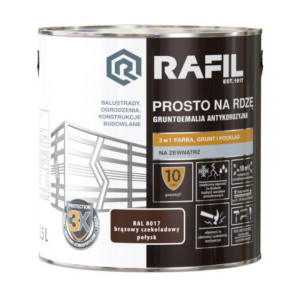 Rafil Prosto na rdzę 2.5l brąz czek. połysk R 8017